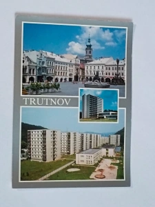 Pohlednice - Trutnov - náměstí - sídliště - VELKÝ FORMÁT (653324)