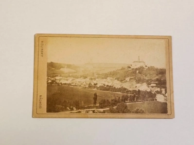 Stará fotografie kartonka Náchod 1875!!! fotografie Kolínský (682324)