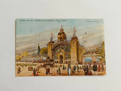 Pohlednice Praha 1908 jubilejní výstava (693024)