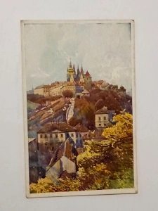 Pohlednice - Praha - Pražský hrad od Mariánských bašt Jaroslav Šetelík (718924)