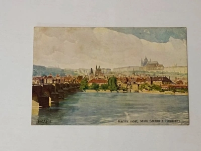 Pohlednice - Praha - Karlův most, Malá strana a Hradčany Jaroslav Šetelík - Feldpost (718924)