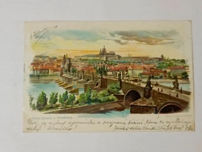 Pohlednice - Praha - Karlův most, Malá strana a Hradčany (718924)