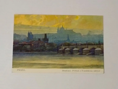 Pohlednice - Praha - Hradčany, pohled z Františkova nábřeží Jaroslav Šetelík (718924)