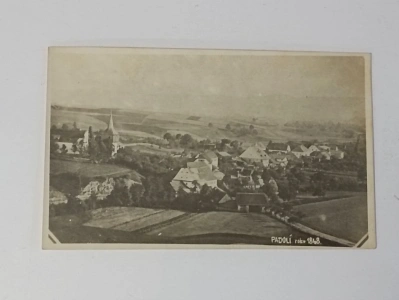 Pohlednice - Padolí - Hronov - přetisk fotografie z roku 1868 (1745418)