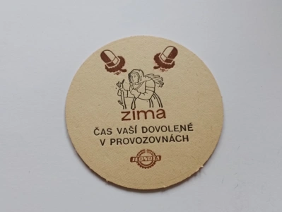 Pivní tácek - zima čas vaší dovolené v provozovnách JEDNOTA  (109725) DOK3