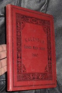 Kalendář ústřední matice české 1885 (50413) ext. sklad