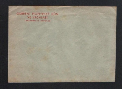 Dopis Okresní pionýrský dům Vrchlabí (1256715)