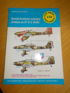 Samolot bombowy nurkujacy Junkers Ju 87 A-C Stuka -W. Baczkowski (735016)