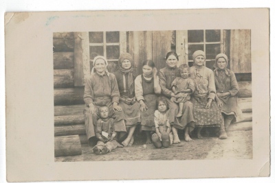 Ruské obyvatelstvo cca 1917-18 foto legionář (1100616)
