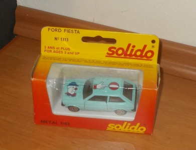 Ford Fiesta No 1313 Solido 1/43 (492117) ext. sklad