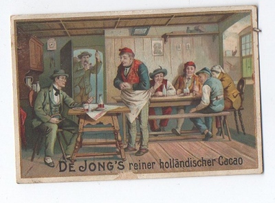 Stará reklama De Jongś Holandsko Cacao (902417) ext. sklad