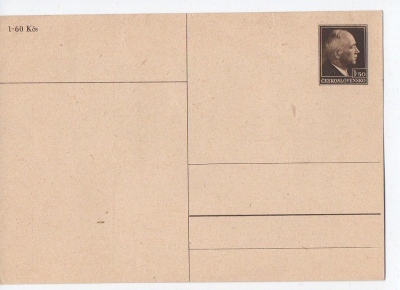 korespondenční lístek ražený z ochoty 2.IV. 1948 Trutnov (1061617)
