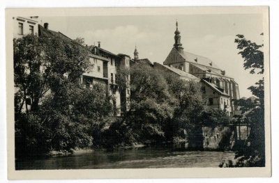 Jaroměř I pohled od řeky kostel (317217) ext. sklad