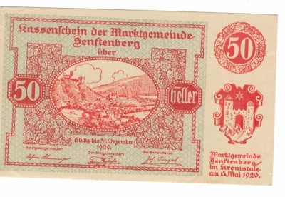 Nouzovka Německo 50 heller Senftenberg (211518)