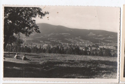 Frýdlant nad Ostravicí  s Ondřejníkem v pozadí (1000218) ext. sklad