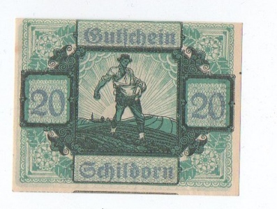 Nouzovka Německo 20 Heller (1375718g)