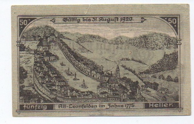 Nouzovka Německo 50 Heller (1375418a)