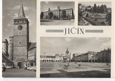 Jičín - brána - asi škola - náměstí - park - VELKÝ FORMÁT (1773118) externí sklad