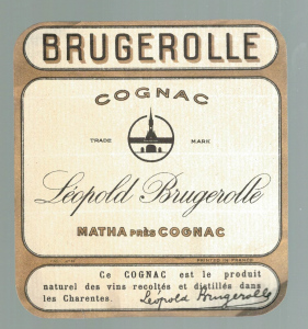 Etiketa Cognac Brugerolle (602419a)