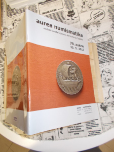 Aurea numismatika medaile Josefa Šejnosta, sbírka Pavla Calábka katalog 78. aukce 20.5.2017 (1120) externí sklad