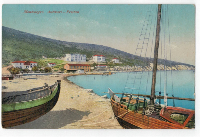 Montenegro Antivari Pristan pláž lodě Černá Hora (217920)