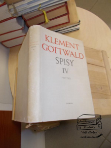 Klement Gottwald spisy IV 1932 - 1933 (869120) externí sklad